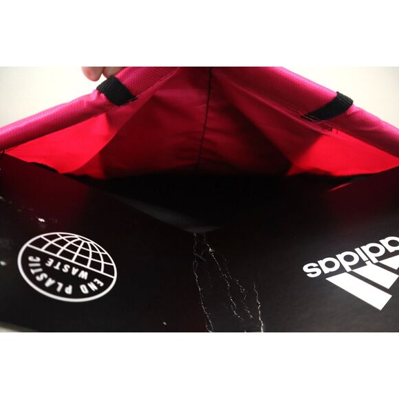 adidas 5141478 Women's O/S Team Shock Pink/Black Alliance II Sackpack Backpack - Picture 3 of 5